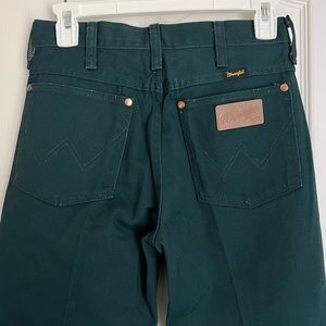 Women’s Green Wrangler Jeans